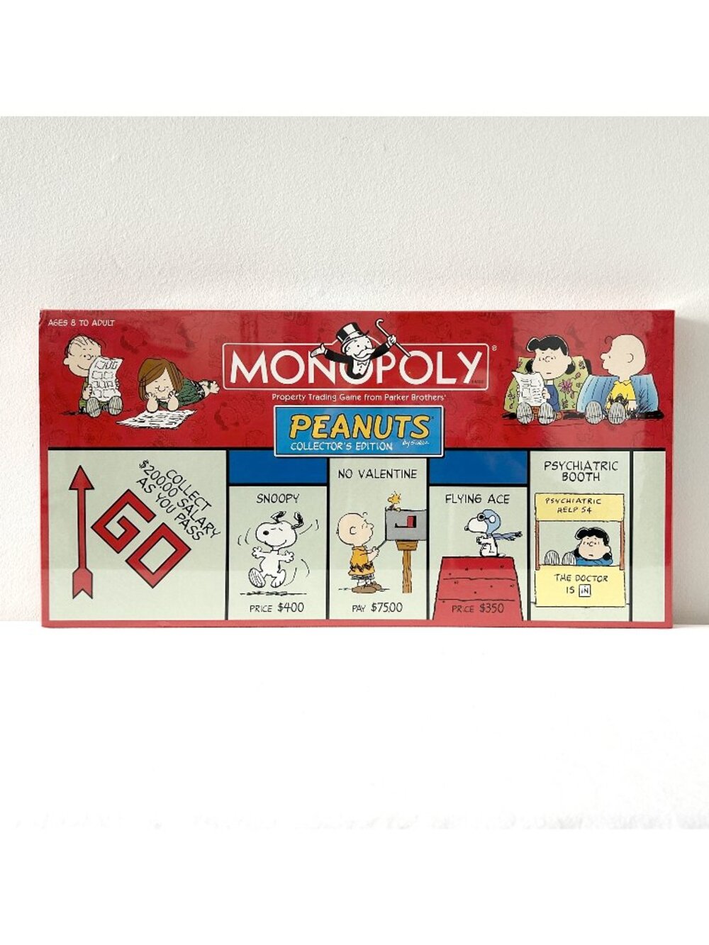 NEW, SEALED! Peanuts Collector’s Edition MONOPOLY Board Game 2002 Hasbro Snoopy